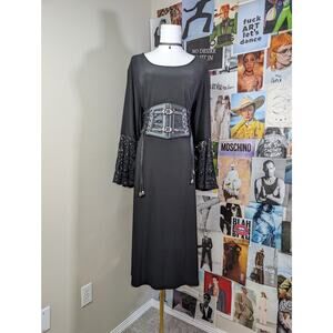Vintage Gothic Maxi Dress